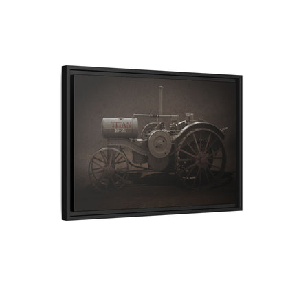 Vintage International Titan 10-20 Tractor | Framed Wall Art on Stretched Canvas