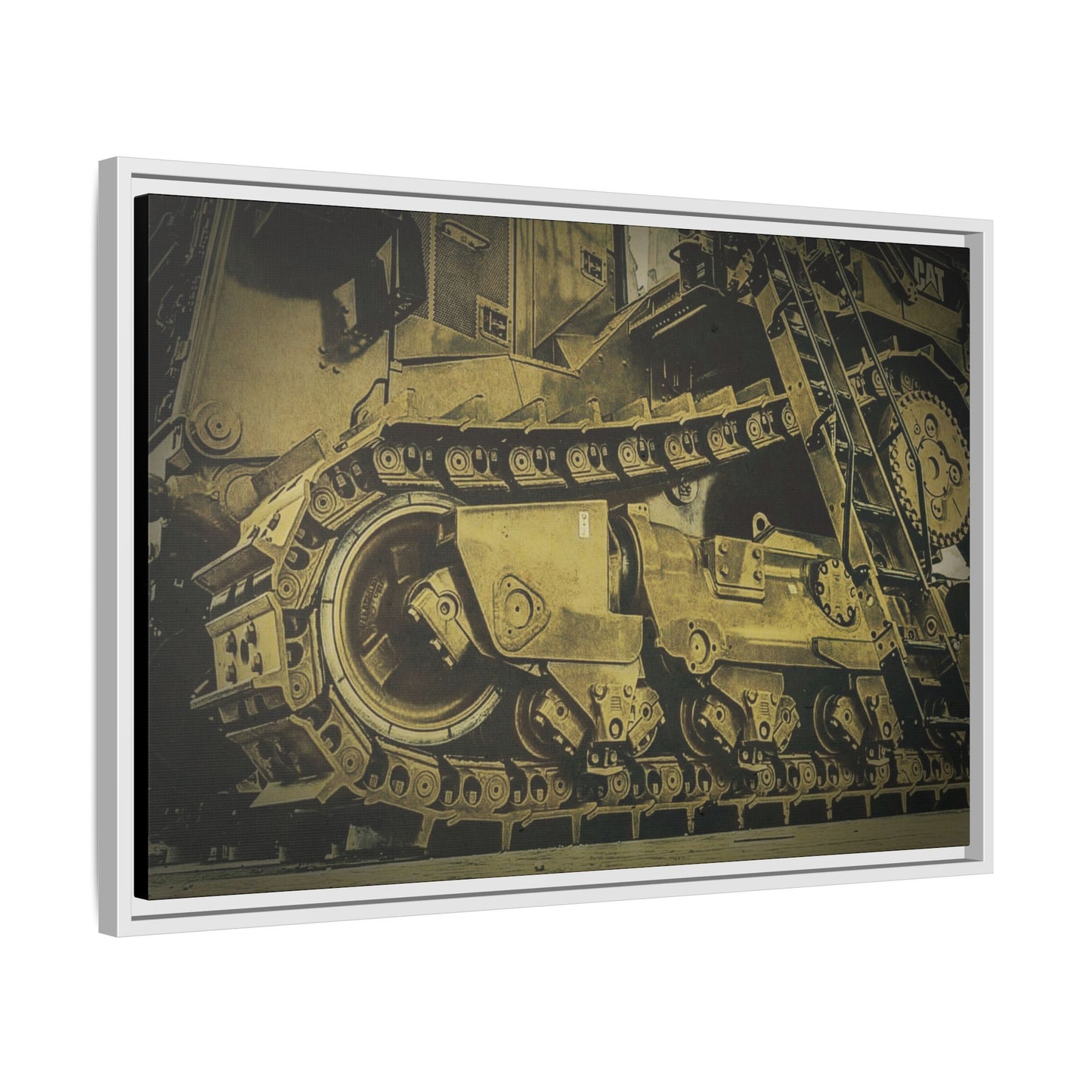 Big D11 Dozer Detail | Photo Art on Framed Canvas