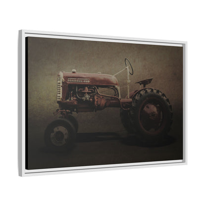 Vintage Farmall Cub Tractor | Framed Wall Art on Stretched Canvas