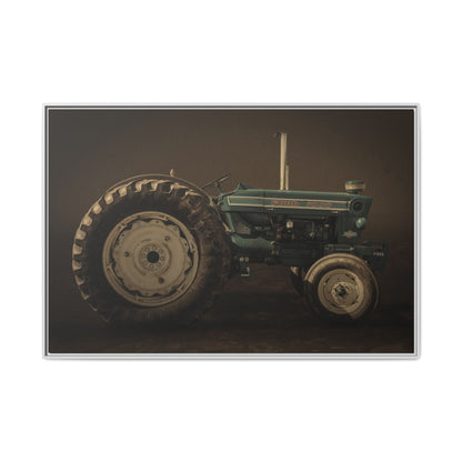Classic Ford 7000 Tractor Photo Wall Art | Framed Stretched Canvas