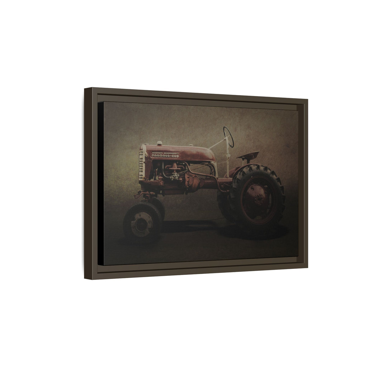 Vintage Farmall Cub Tractor | Framed Wall Art on Stretched Canvas