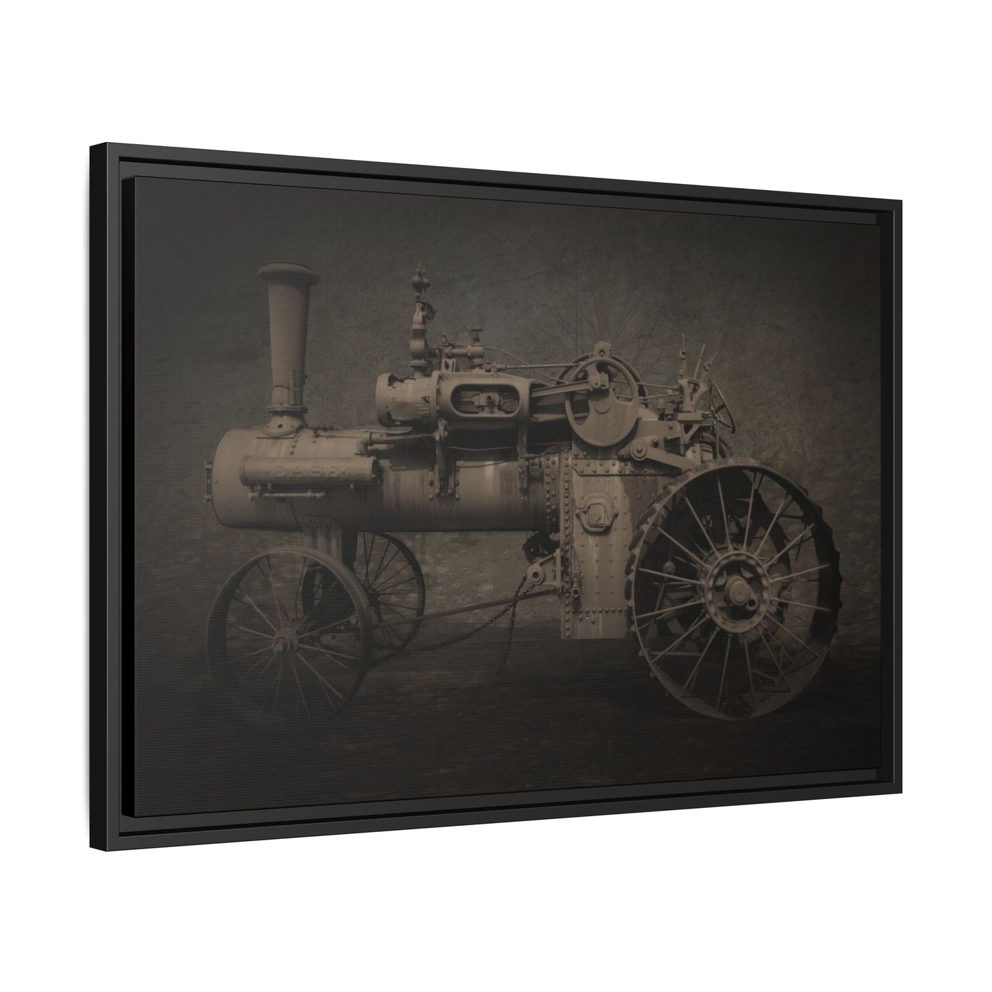 Vintage CASE 65 HP Tractor Photo Wall Art on Canvas