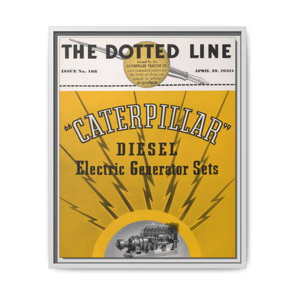 Electric Diesel Generator Sets | Matte Canvas Framed Wall Art