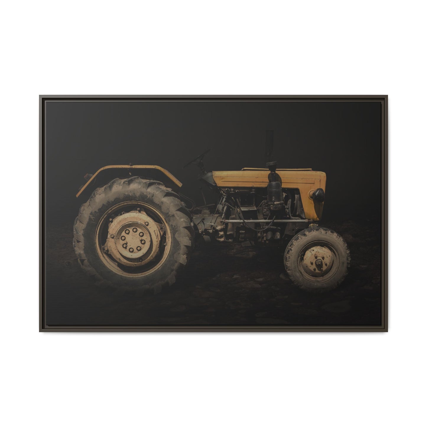 Vintage Usra Tractor Photo Wall Art on Canvas