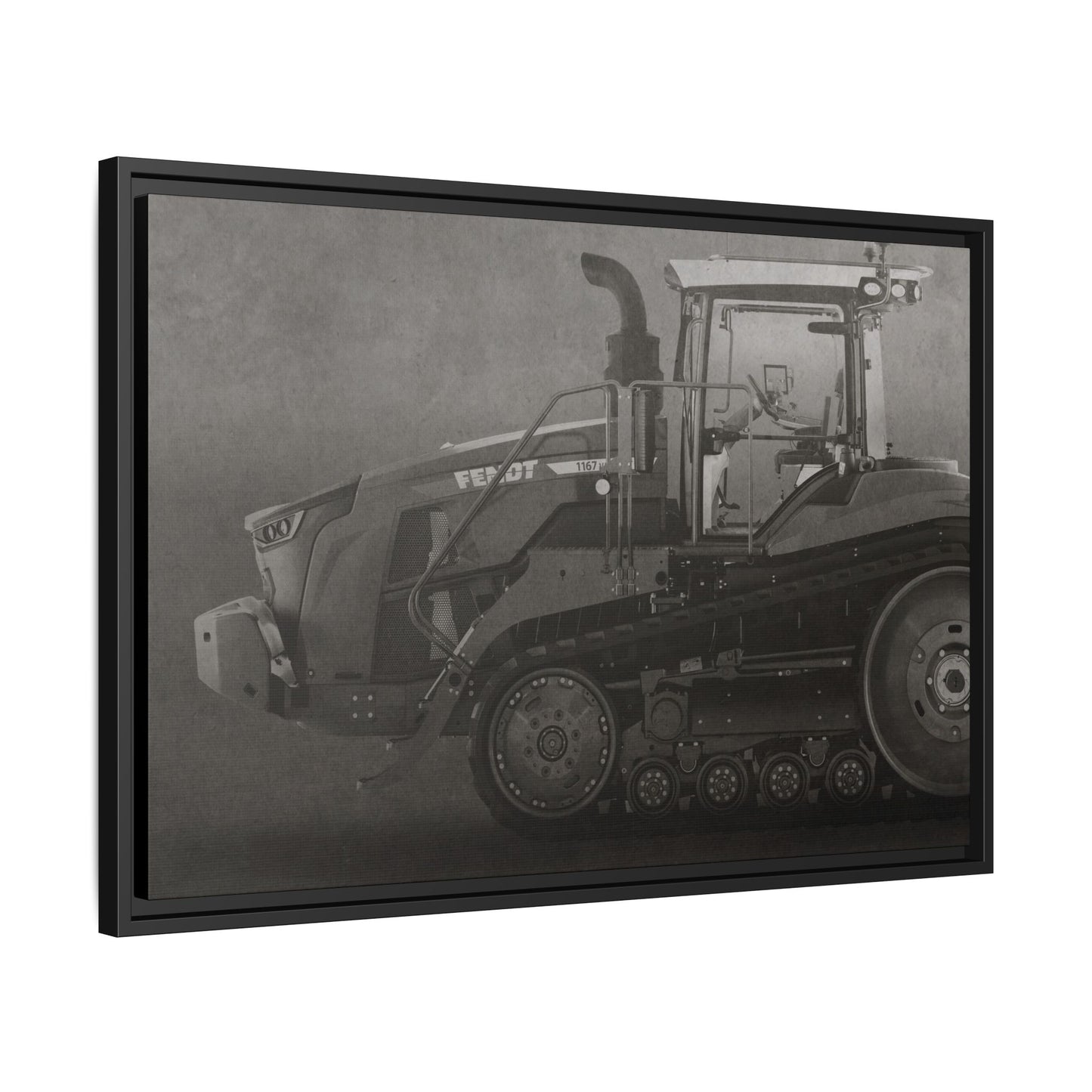 Fendt 110 Track Side View | Framed Photo Wall Art on Canvas