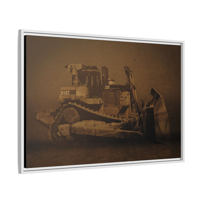 Classic Crawler D10T Photo Wall Art on Canvas