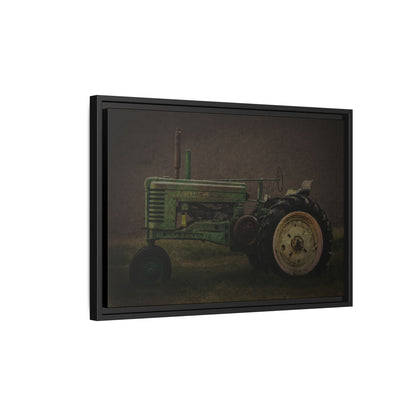 Vintage Weathered John Deere Model G | Framed Wall Art on Stretched Canvas