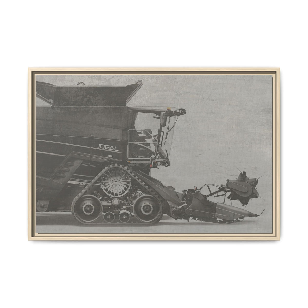Fendt Ideal Side View | Framed Photo Wall Art on Canvas