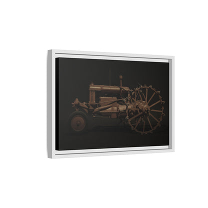 Vintage Ford Fordson Steel Wheel Photo Wall Art on Framed Canvas