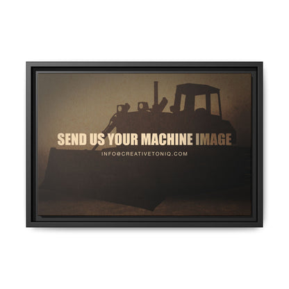 Personalized Machine Art | Framed Photo Wall Art on Canvas