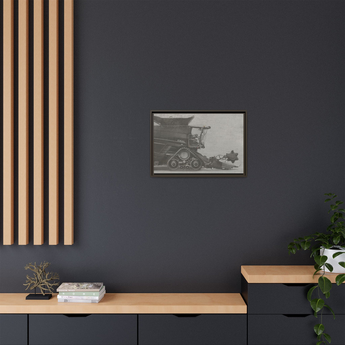 Fendt Ideal Side View | Framed Photo Wall Art on Canvas