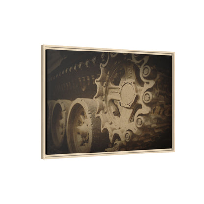 Weathered Crawler CloseUp | Framed Wall Art on Stretched Canvas
