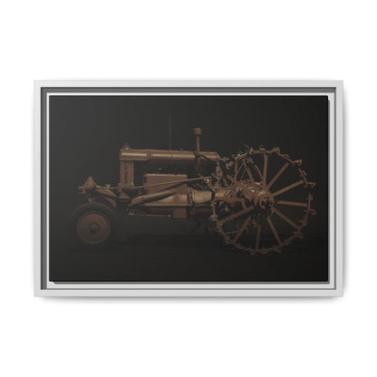 Vintage Ford Fordson Steel Wheel Photo Wall Art on Framed Canvas