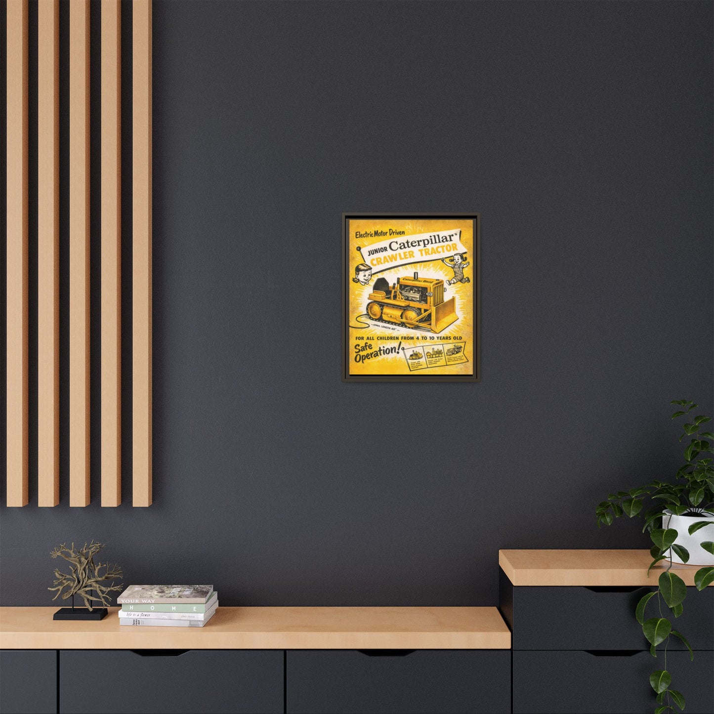 Junior Crawler Vintage Advertisement Art | Framed Wall Art on Canvas