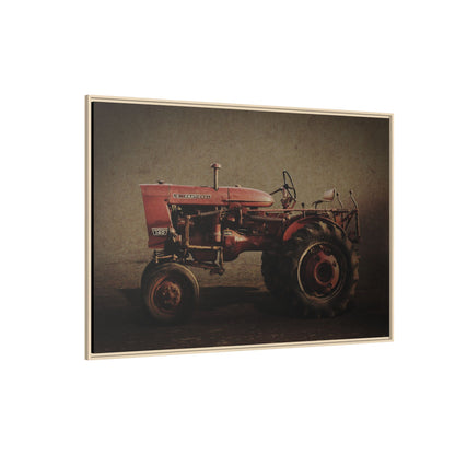 Vintage Farmall Model 140 Tractor | Framed Wall Art on Stretched Canvas