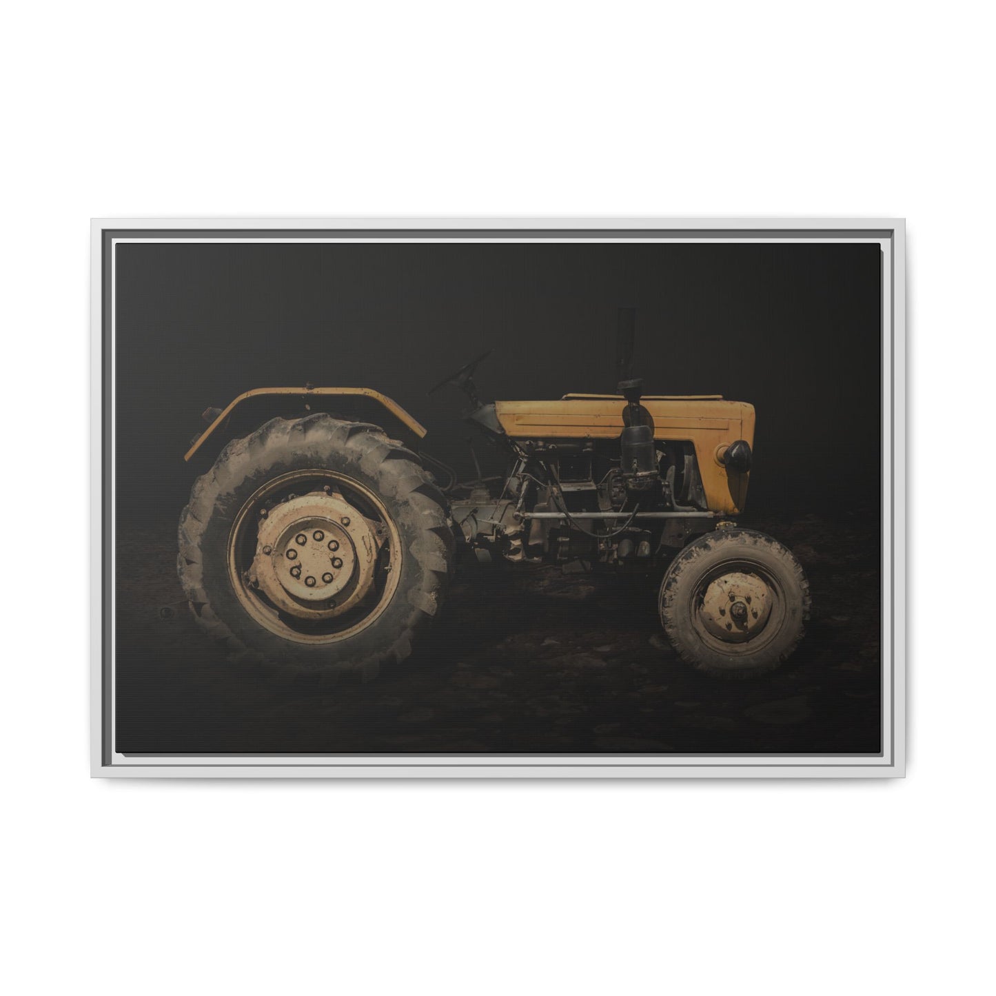 Vintage Usra Tractor Photo Wall Art on Canvas