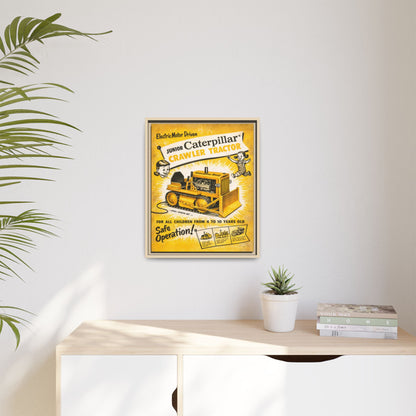 Junior Crawler Vintage Advertisement Art | Framed Wall Art on Canvas