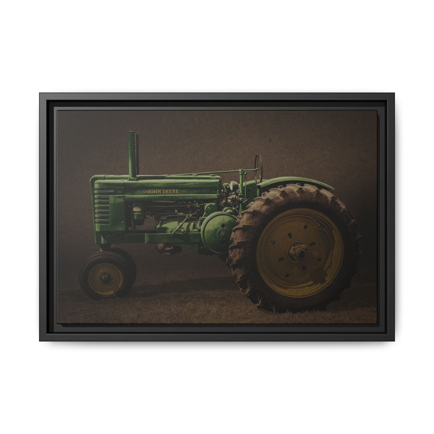 Vintage John Deere Model G | Framed Wall Art on Stretched Canvas