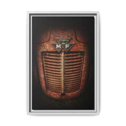 Vintage Rusty Massey Grill on Canvas