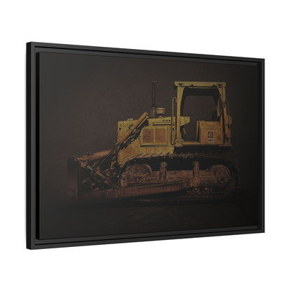 Classic D6D Dozer | Framed Wall Art on Stretched Canvas
