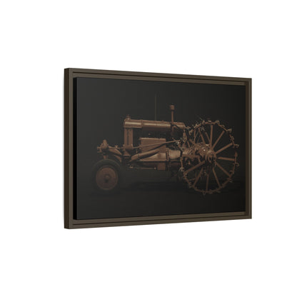 Vintage Ford Fordson Steel Wheel Photo Wall Art on Framed Canvas
