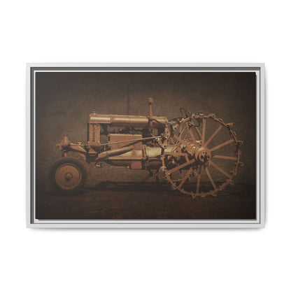 Vintage Ford Fordson Steel Wheel | Wall Art on Framed Canvas