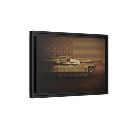 Abrams M1 Tank | Framed Wall Art on Stretched Canvas