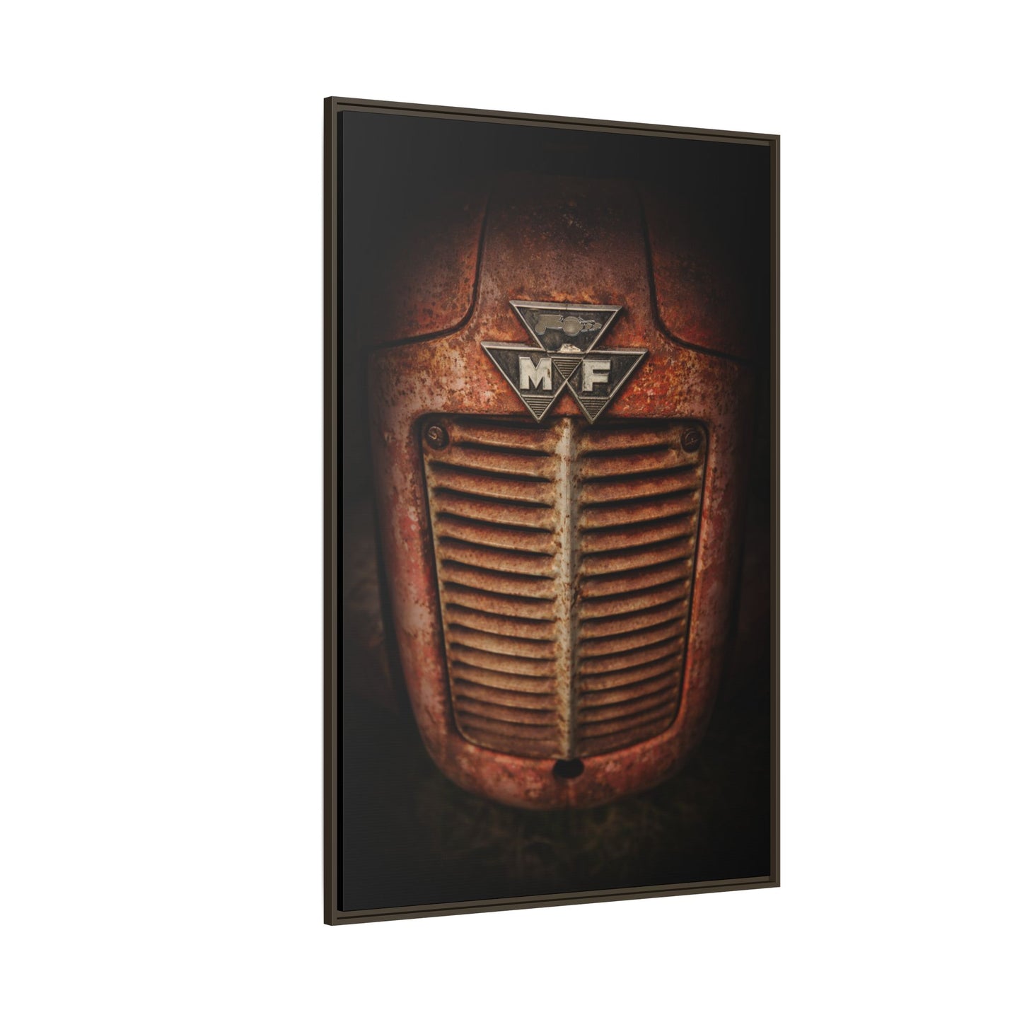 Vintage Rusty Massey Grill on Canvas