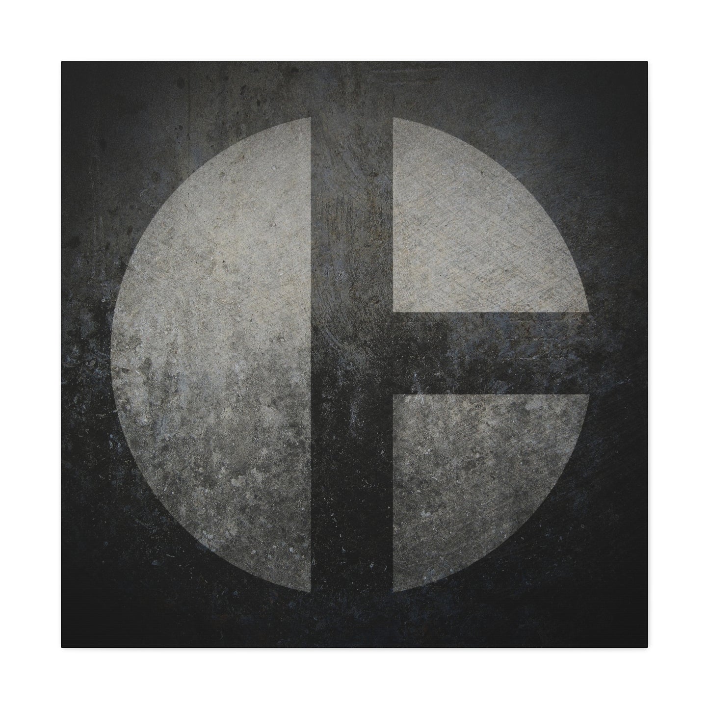 C Moon Graphic Art | Stretched Canvas (no decorative frame)