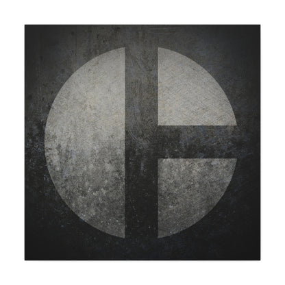 C Moon Graphic Art | Stretched Canvas (no decorative frame)