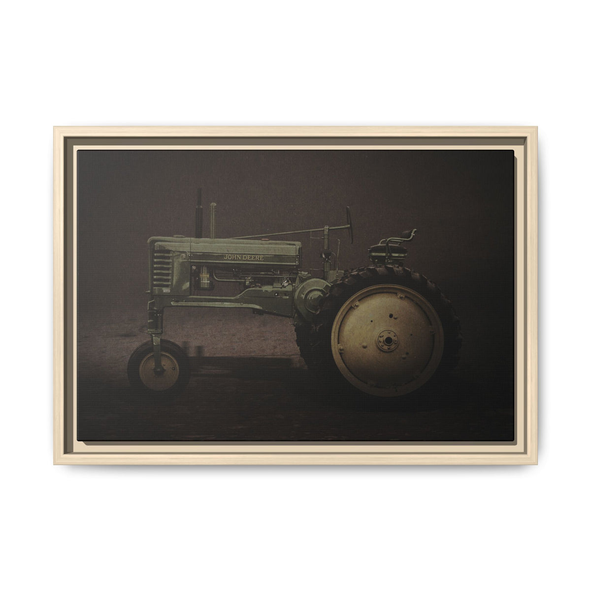 Vintage 1949 John Deere Model B High | Framed Wall Art on Stretched Canvas