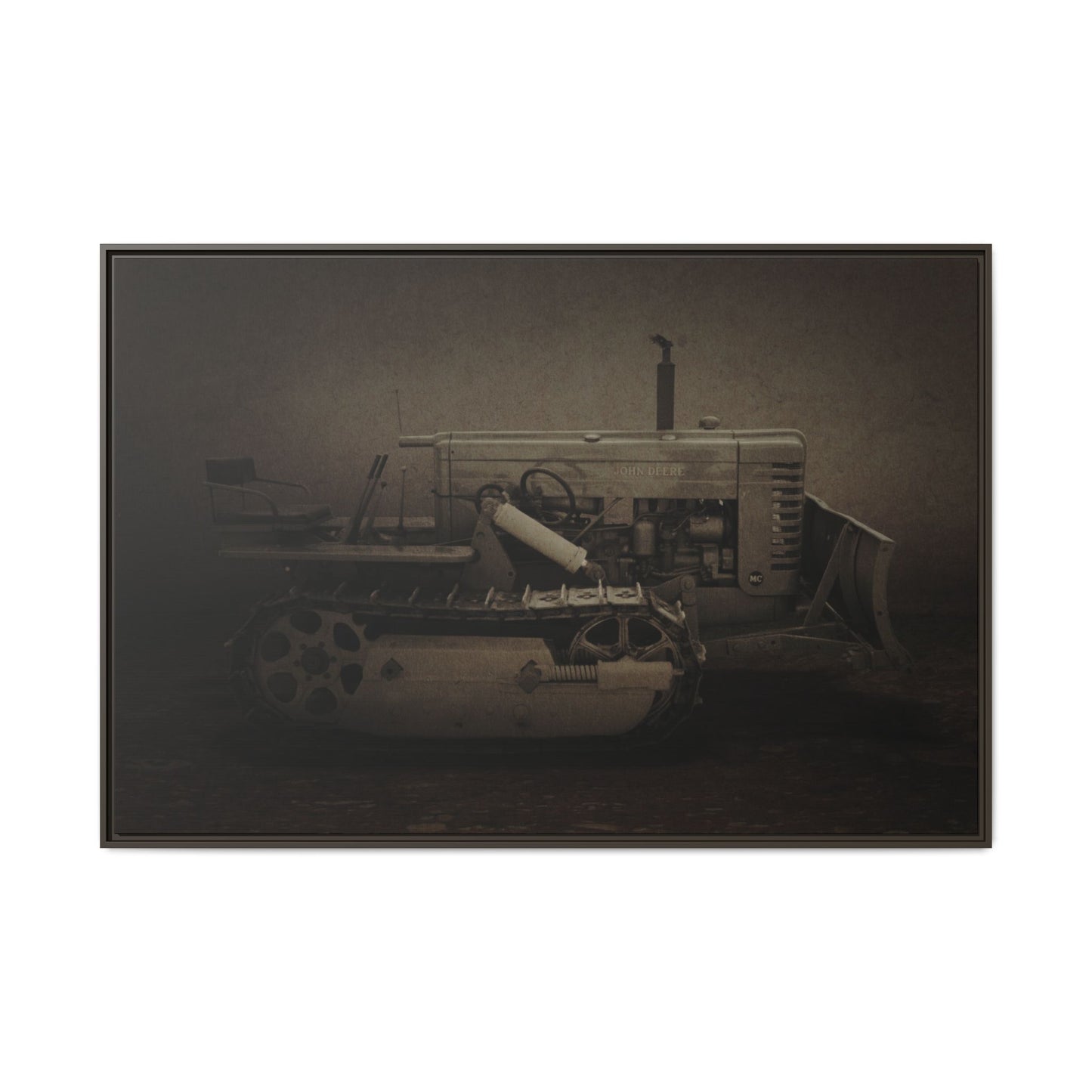 Vintage John Deere MC | Framed Wall Art on Stretched Canvas