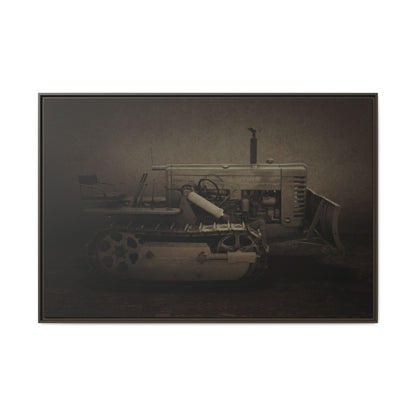 Vintage John Deere MC | Framed Wall Art on Stretched Canvas