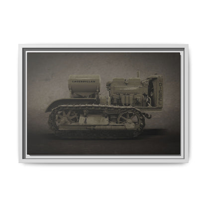 Vintage 60 'Diesel' Crawler | Framed Photo Wall Art on Canvas
