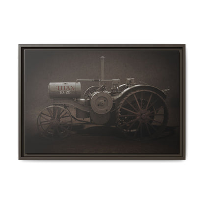 Vintage International Titan 10-20 Tractor | Framed Wall Art on Stretched Canvas