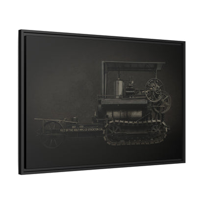 Vintage Holt Crawler Photo Wall Art on Canvas | Industrial Artwork