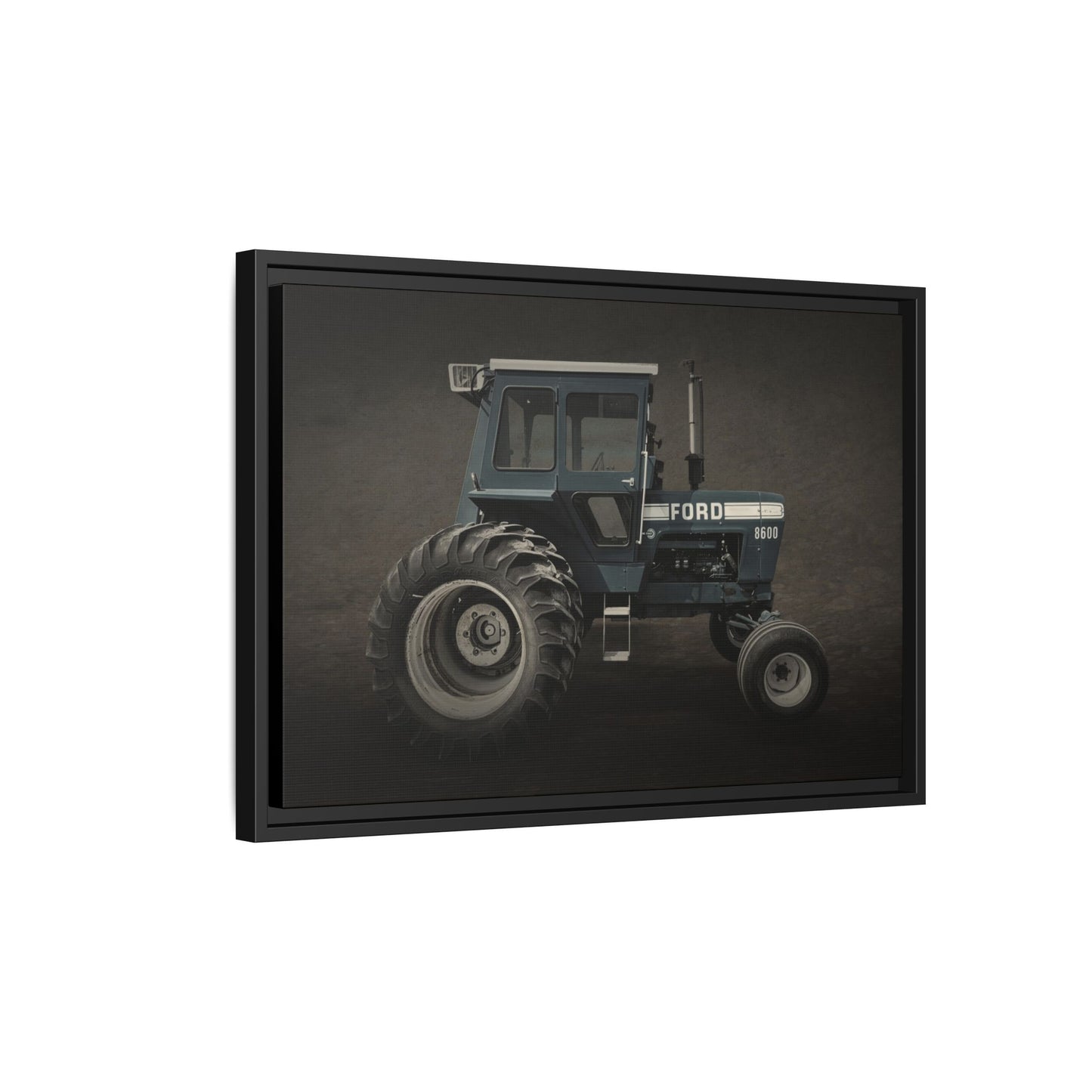 Vintage Ford 8600 Tractor Photo Wall Art on Canvas