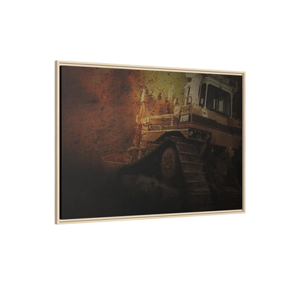 D10 Dramatic Dozer | Framed Wall Art on Stretched Canvas
