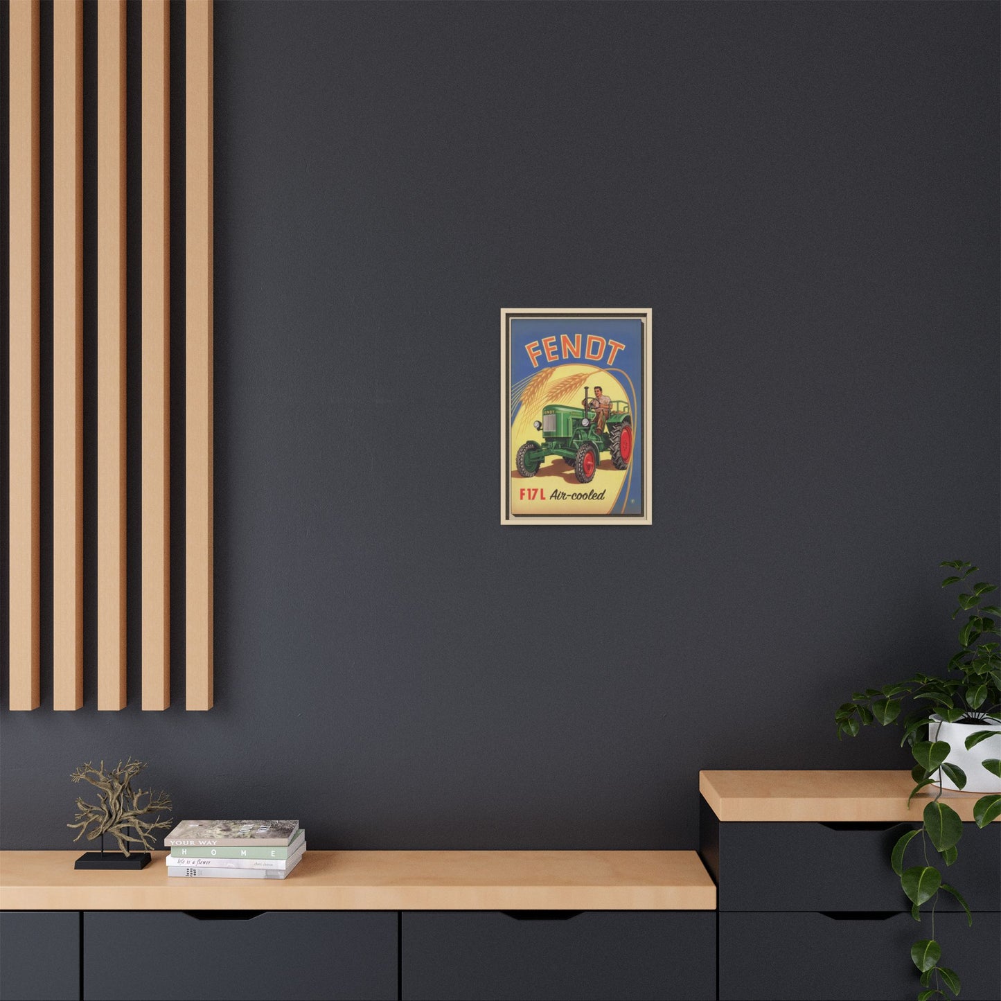 Vintage Fendt 12HP Advertisement | Wall Art on Framed Canvas