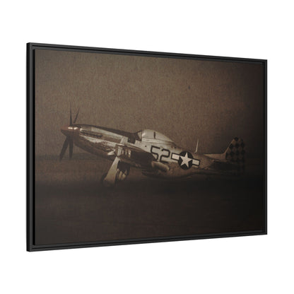 P-51 MUSTANG | Framed Wall Art on Stretched Canvas