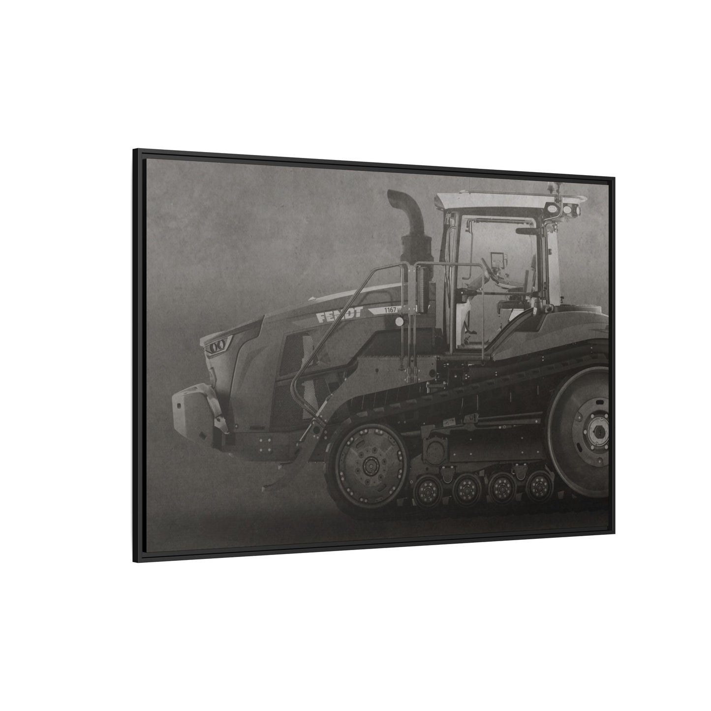 Fendt 110 Track Side View | Framed Photo Wall Art on Canvas