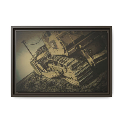D7E Pushing Incline  | Photo Art on Framed Canvas
