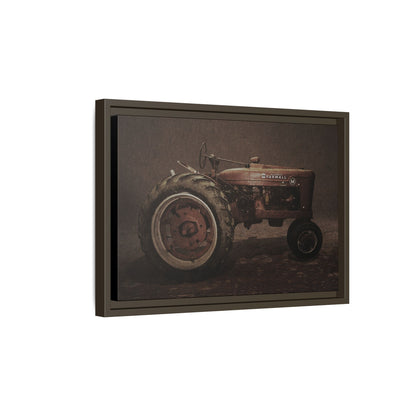 Vintage Farmall M Tractor | Framed Wall Art on Stretched Canvas