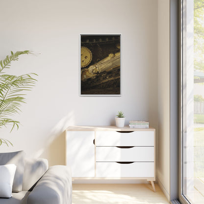 D6 Undercarriage Closeup Triptych| Framed | Right Panel