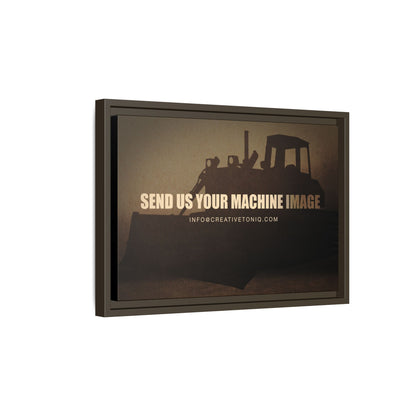 Personalized Machine Art | Framed Photo Wall Art on Canvas