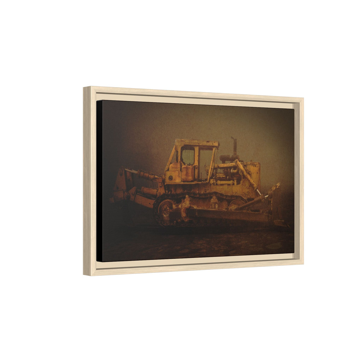 Classic D8 Dozer | Framed Wall Art on Stretched Canvas