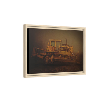 Classic D8 Dozer | Framed Wall Art on Stretched Canvas
