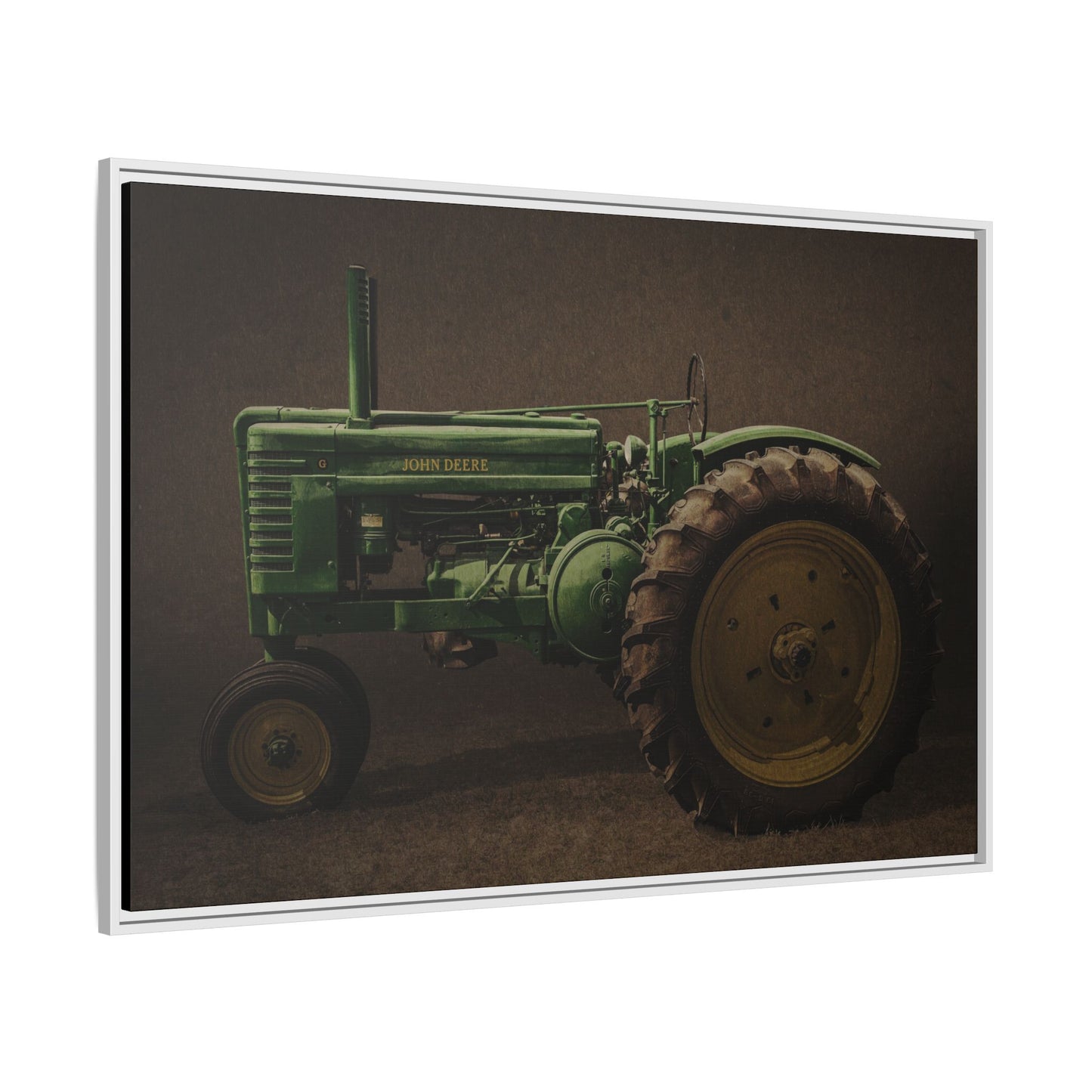 Vintage John Deere Model G | Framed Wall Art on Stretched Canvas