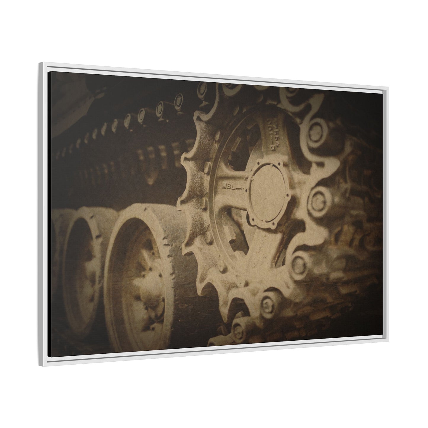 Weathered Crawler CloseUp | Framed Wall Art on Stretched Canvas