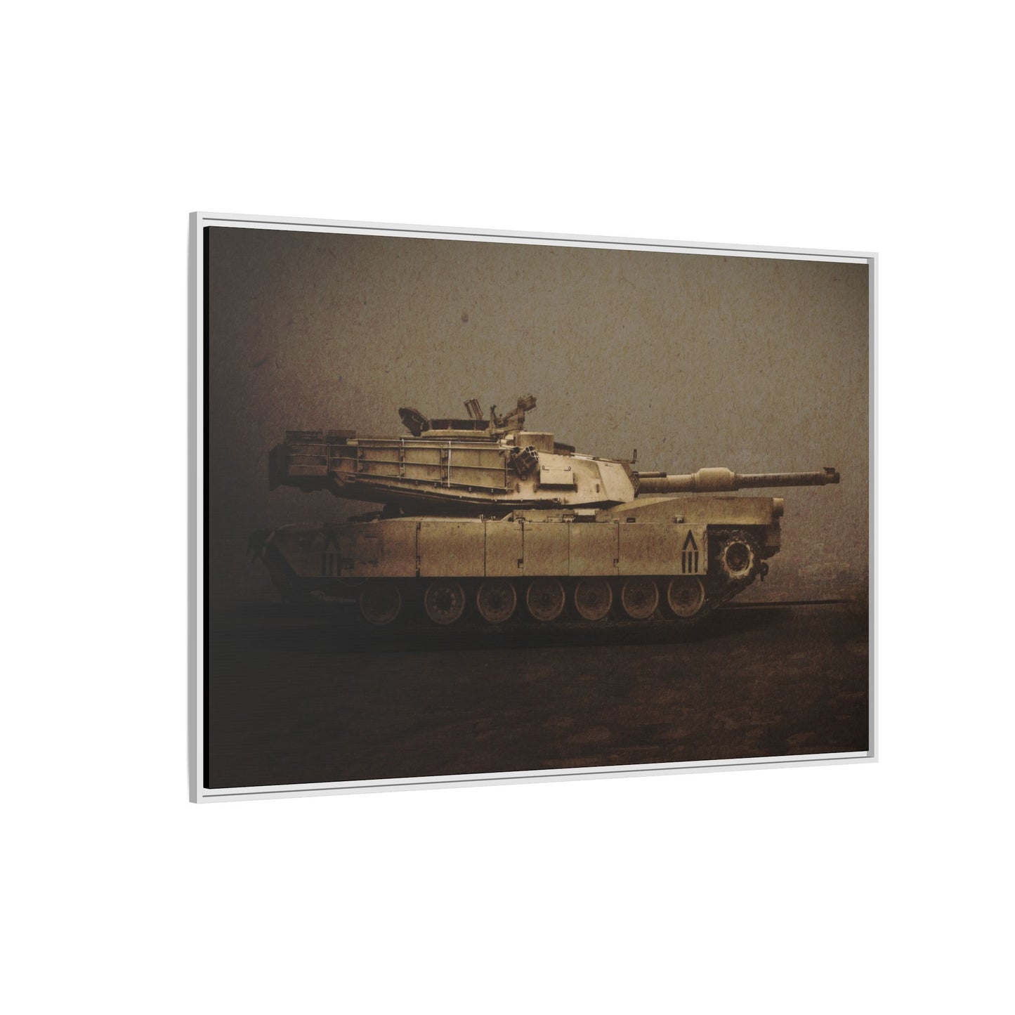 Abrams M1 Tank | Framed Wall Art on Stretched Canvas